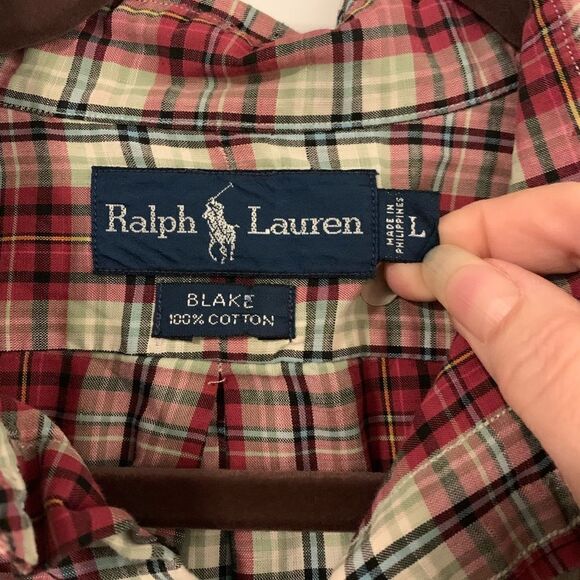 Ralph Lauren Blake 100% cotton Men’s button down shirt.  Size: L. - Picture 2 of 5